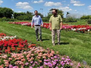 Brian Karthauser attending the Summer Trials at the UW Agricultural Research Station. | Photo: Commercial Growers of Wisconsin