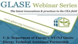 GLASE Webinar: NY/NJ Onsite Energy TAP