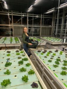 Ava Fortysek Conducting Research at Cornell University | Photo: Ava Forystek