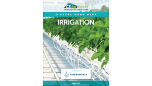 New Digital Deep Dive Focuses on Irrigation in CEA