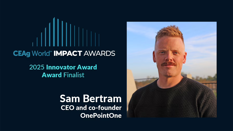 Sam Bertram CEAg World Impact Awards