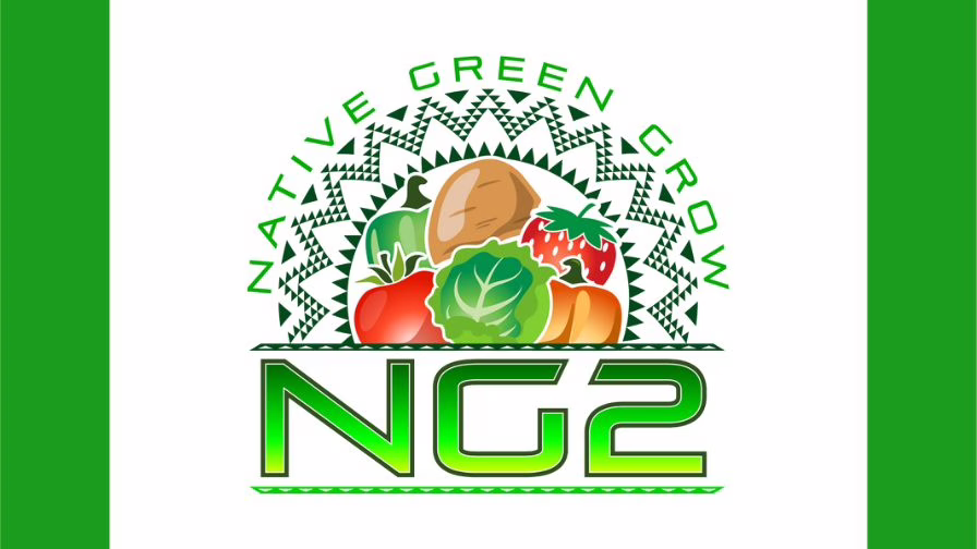 The logo for the Native Green Grow (NG2) greenhouse.
