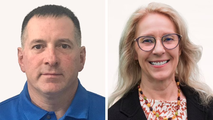 Jason Deschaine (left) will replace Sharon Warschauer (right) as Northeast Territory Sales Manager as the latter prepares for retirement on Dec. 31, 2025.