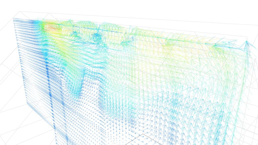 Airflow analysis to inform ventilation strategy.